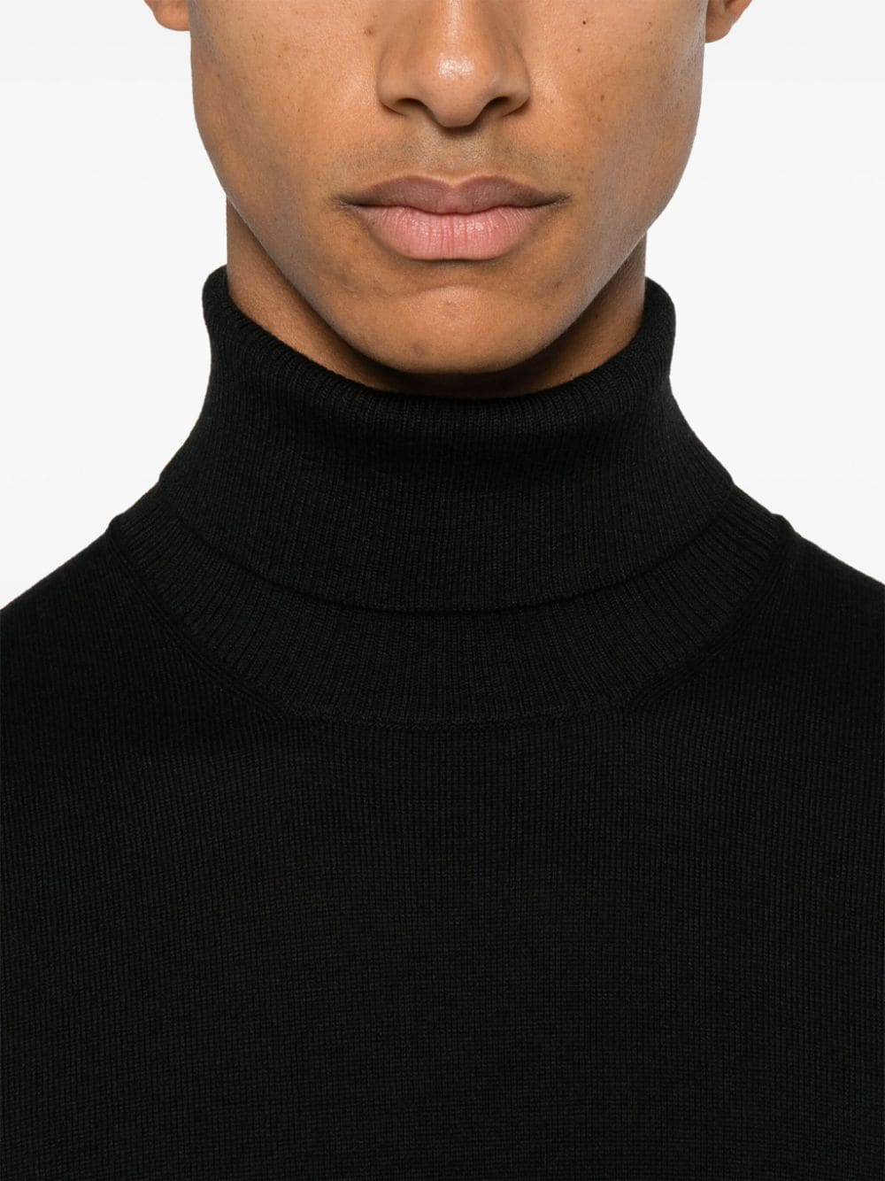 FAY Ribbed Turtleneck Sweater for Men