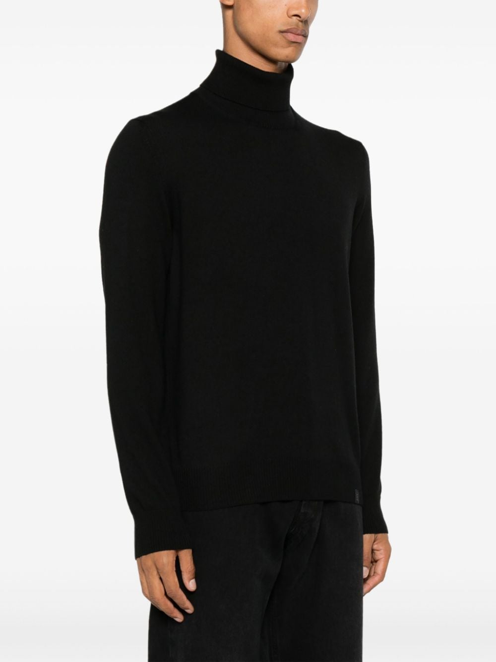 FAY Ribbed Turtleneck Sweater for Men