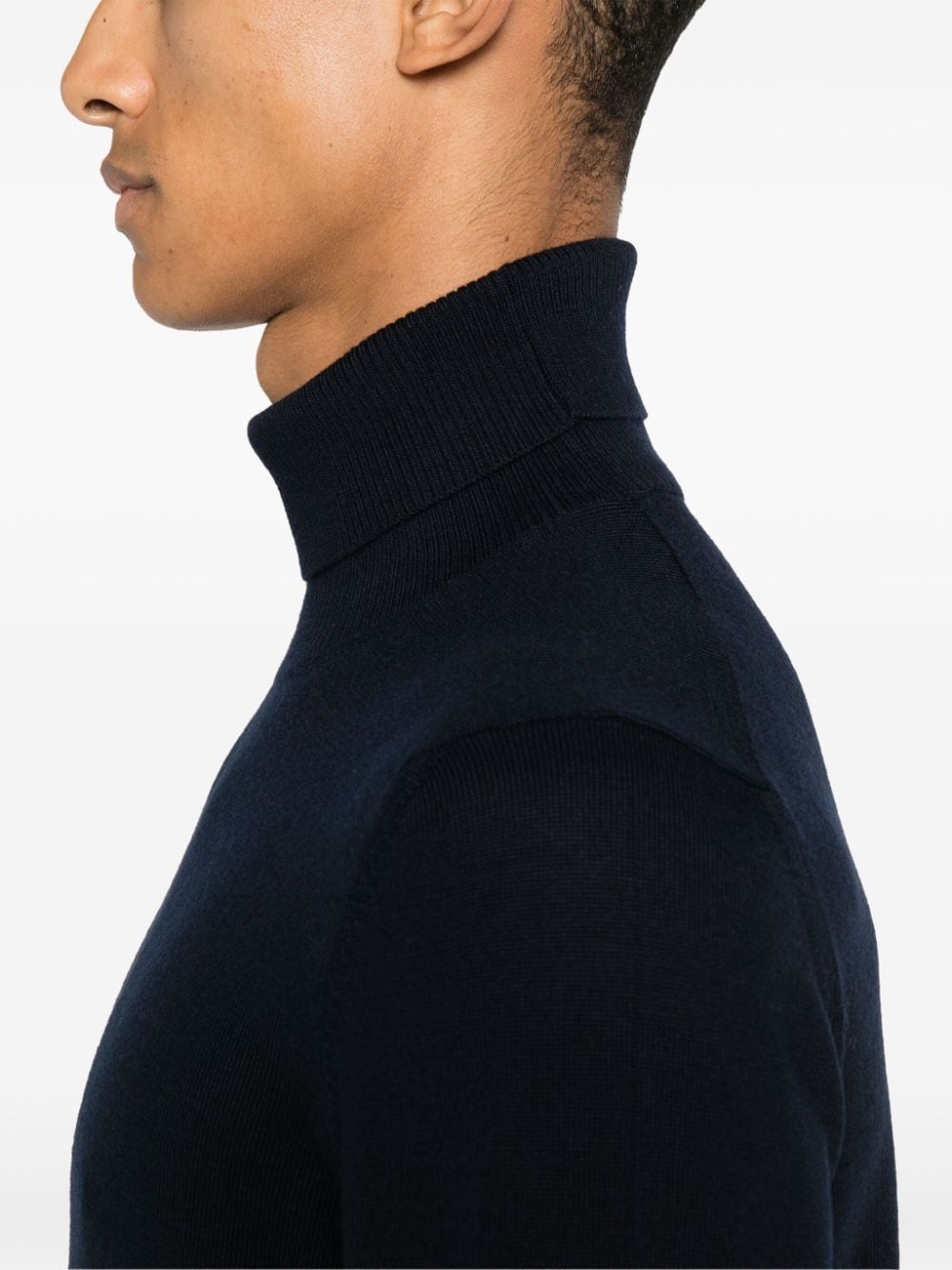 FAY Ribbed Turtleneck Sweater for Men