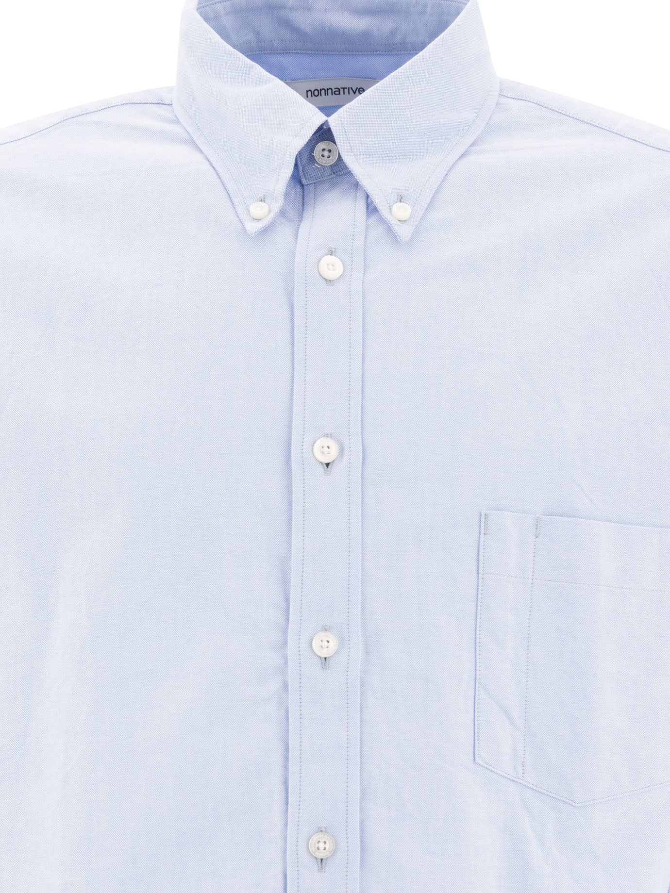 NONNATIVE Classic Cotton Button-Up Shirt for Men
