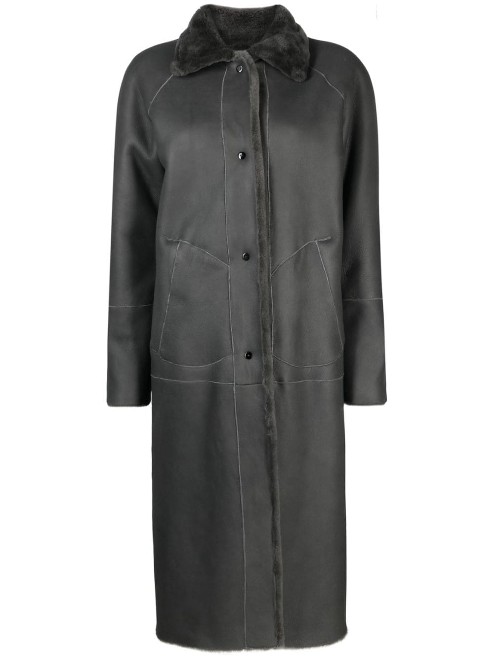 INÈS & MARÉCHAL Noble Sheepskin Coat for Women