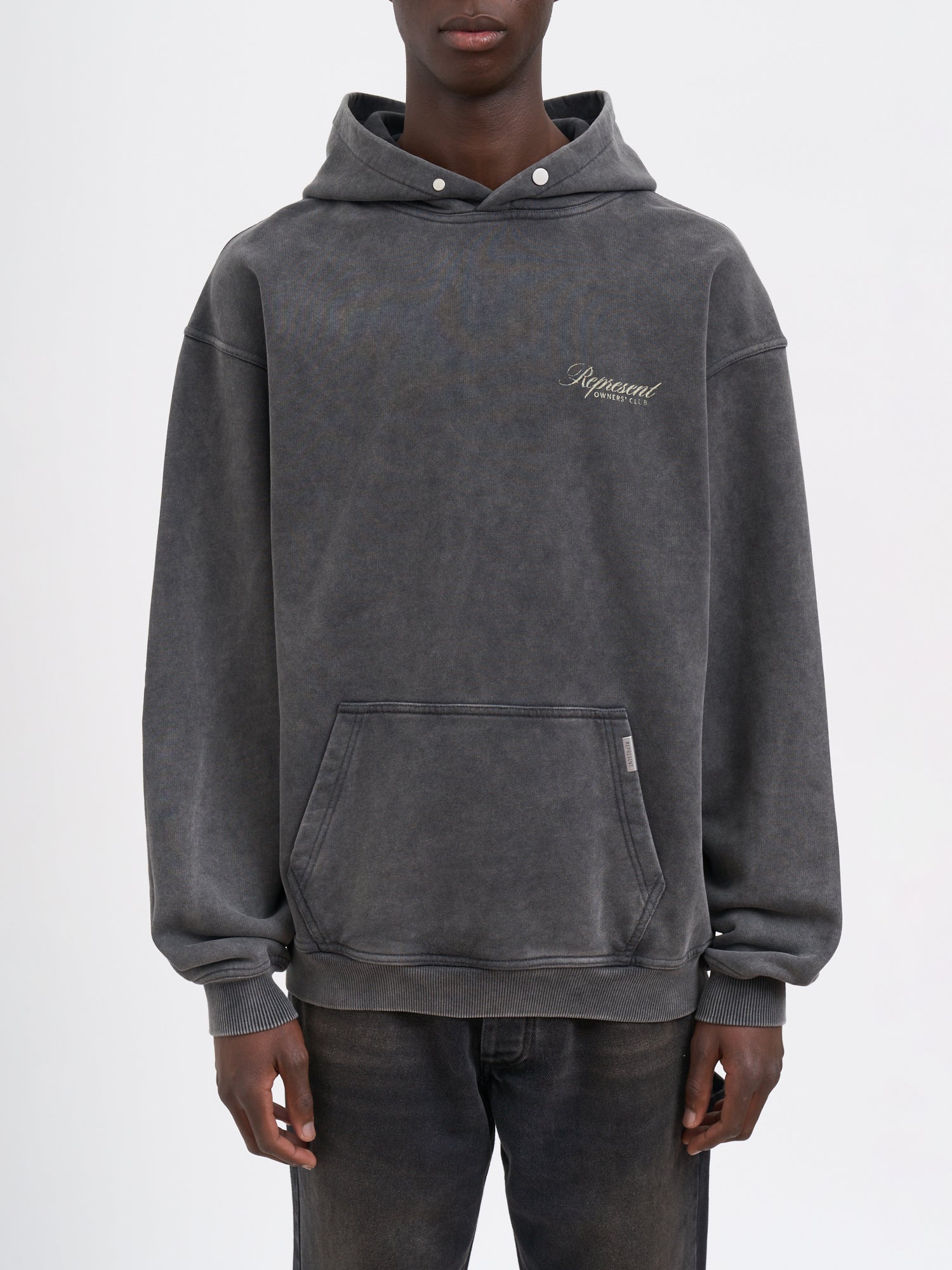 REPRESENT Oversized Owners Club Script Hoodie - Medium Size
