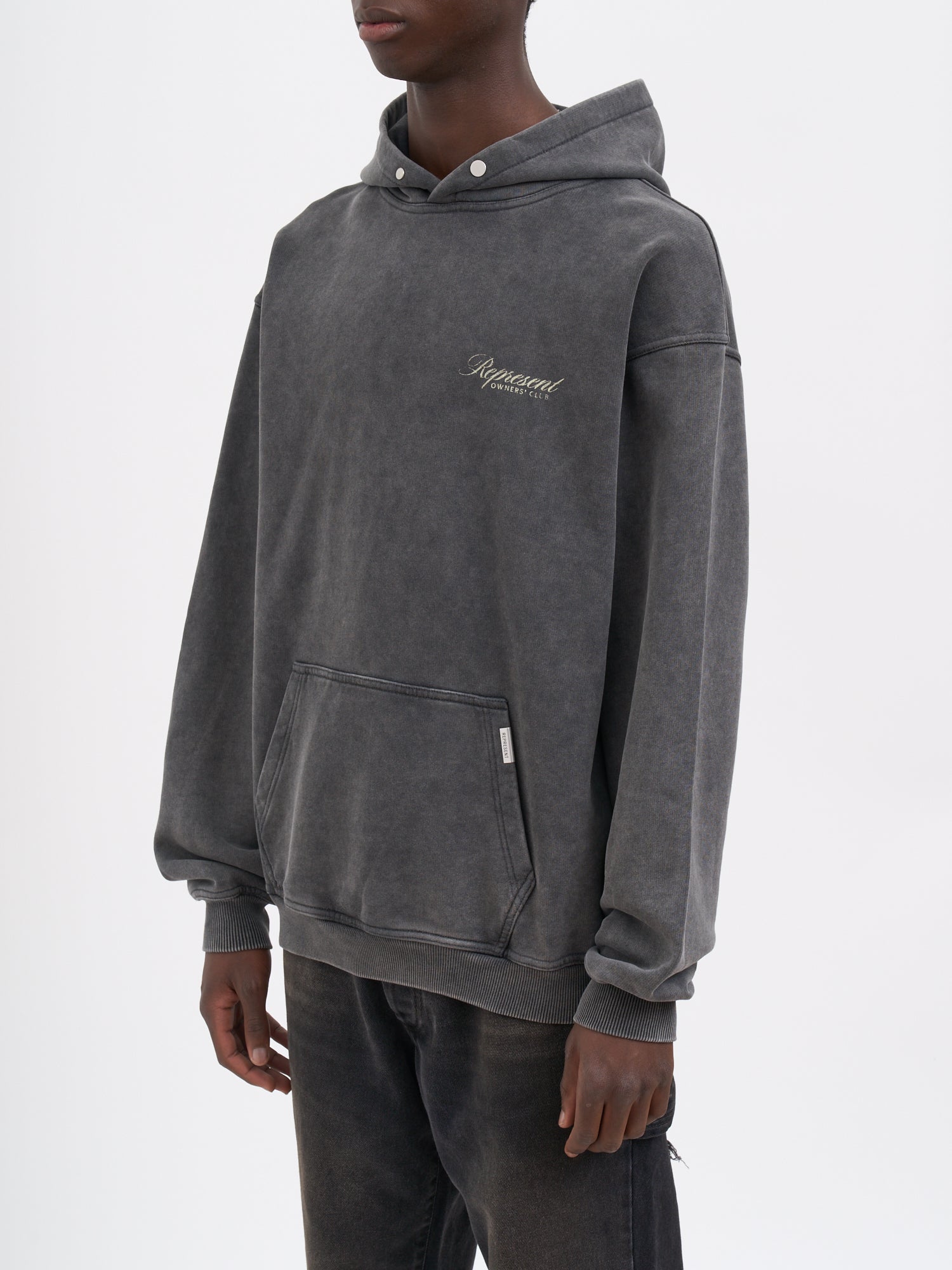 REPRESENT Oversized Owners Club Script Hoodie - Medium Size