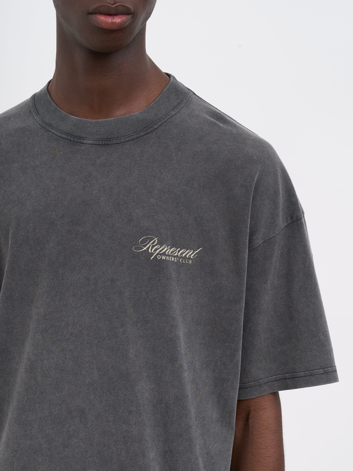 REPRESENT Oversized Owners Club Script T-Shirt - Size M