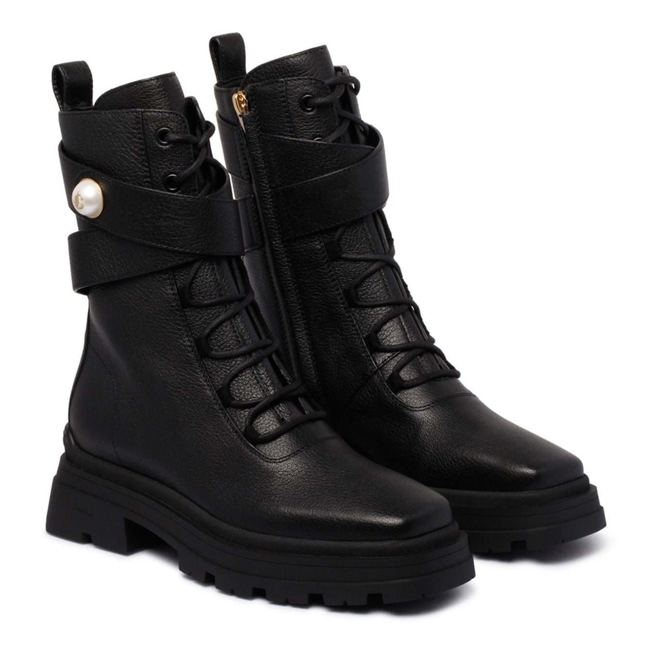 JIMMY CHOO Noemi 45 Women’s Grainy Leather Boots