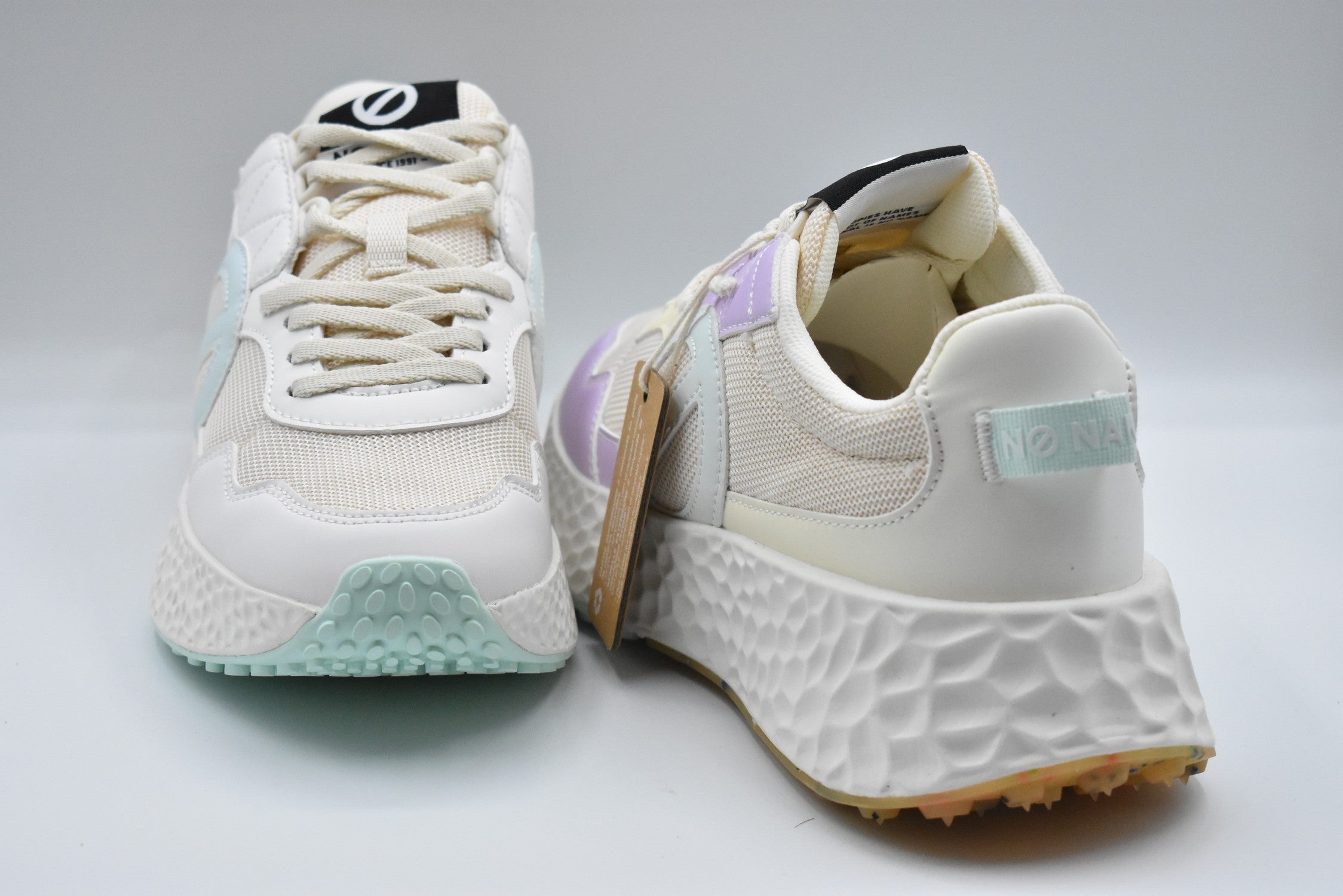 NO NAME Stylish Low Platform Sneakers for Women