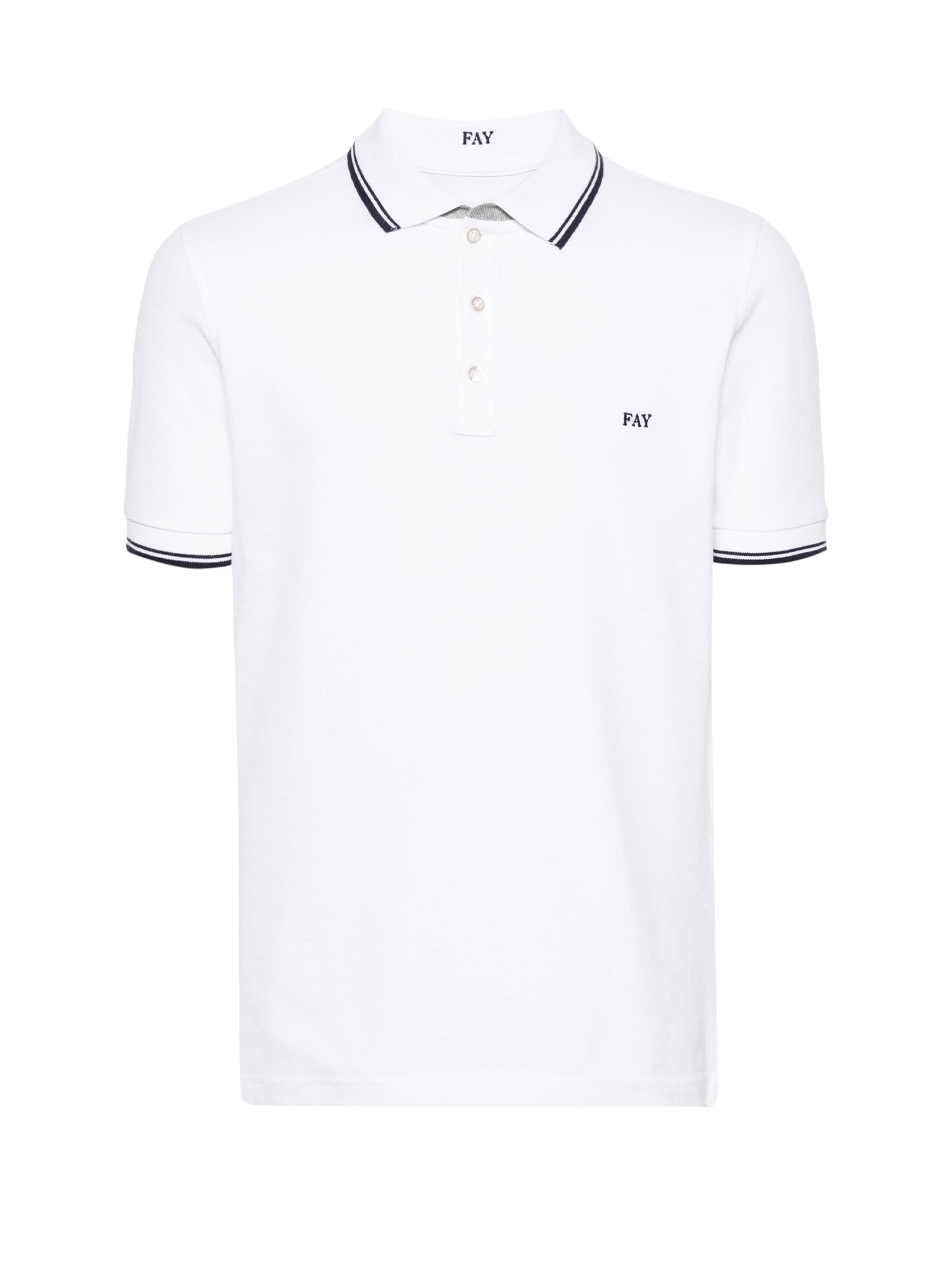 FAY Logo Mini Polo Shirt for Men