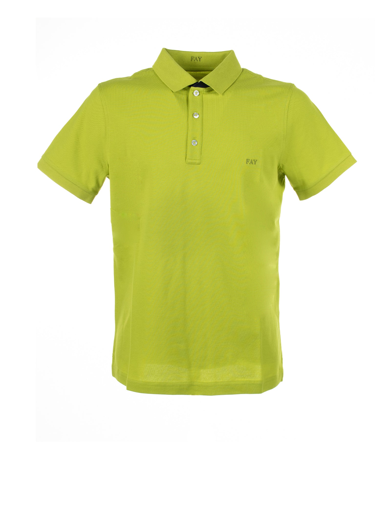 FAY Short-Sleeved Mini Polo Shirt for Men