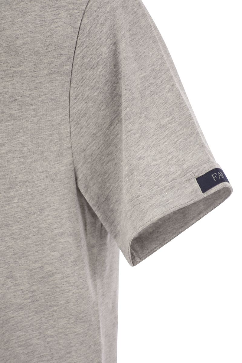 FAY Cotton T-Shirt - Regular Fit
