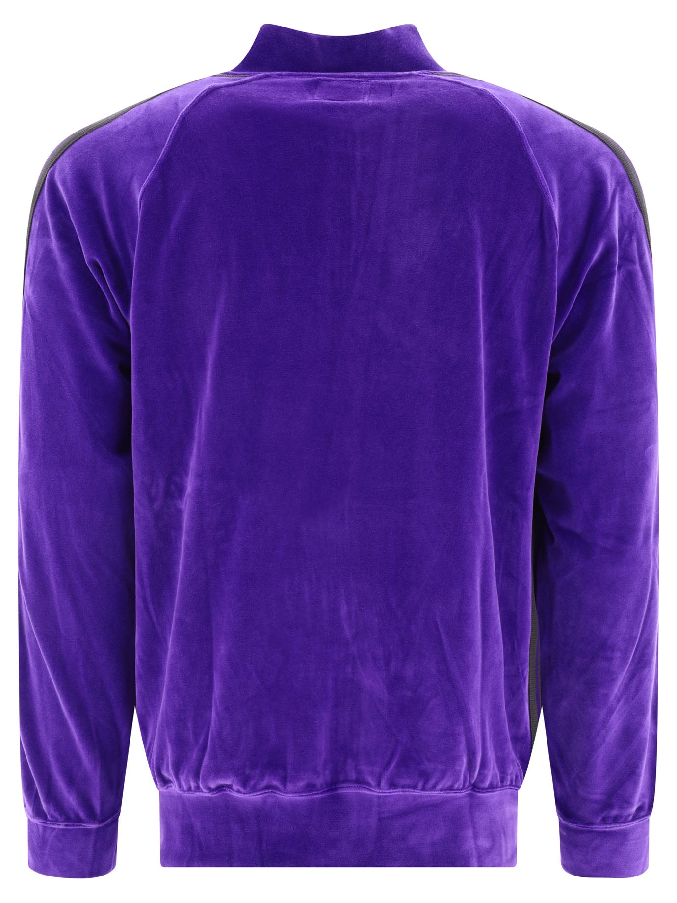 NEEDLES Regular Fit Velvet Sweatshirt with Zipped Pockets