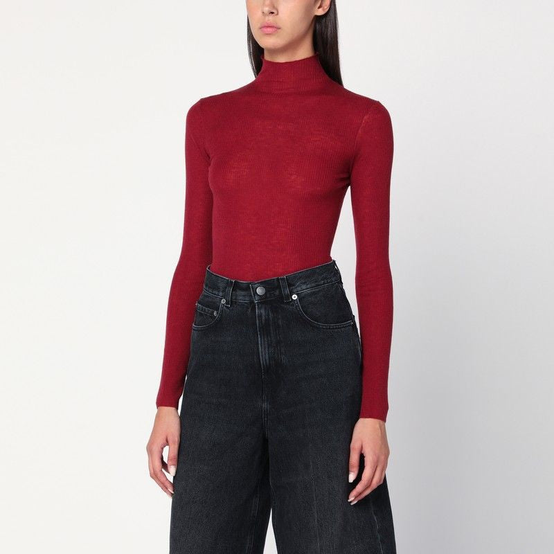 6397 Semi-Sheer Turtleneck Sweater - Women’s Size