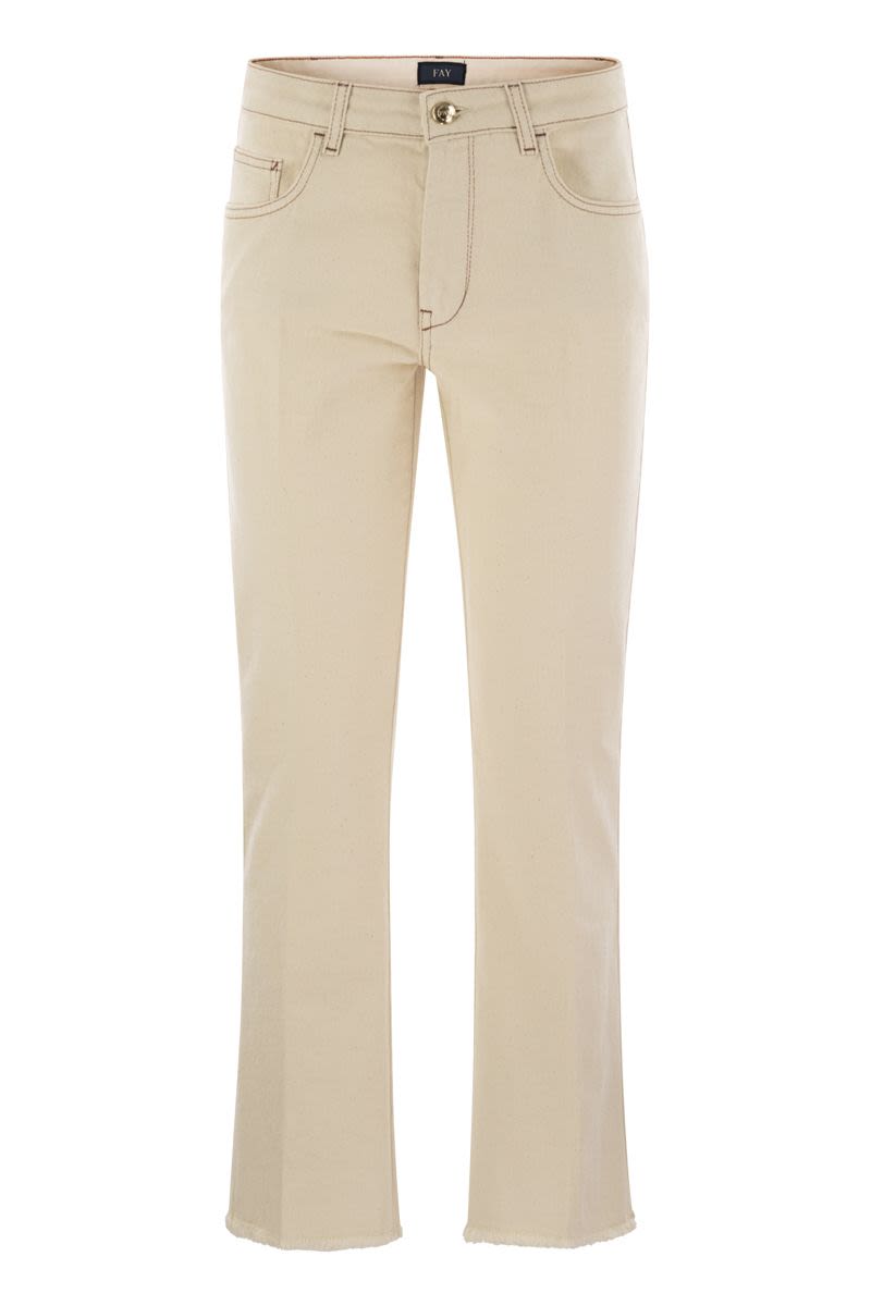 FAY Skinny 5-Pocket Stretch Trousers