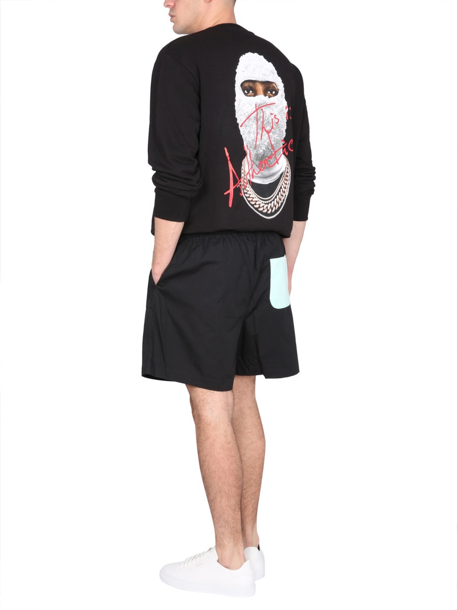 IH NOM UH NIT Crowling Print Sweatshirt for Men