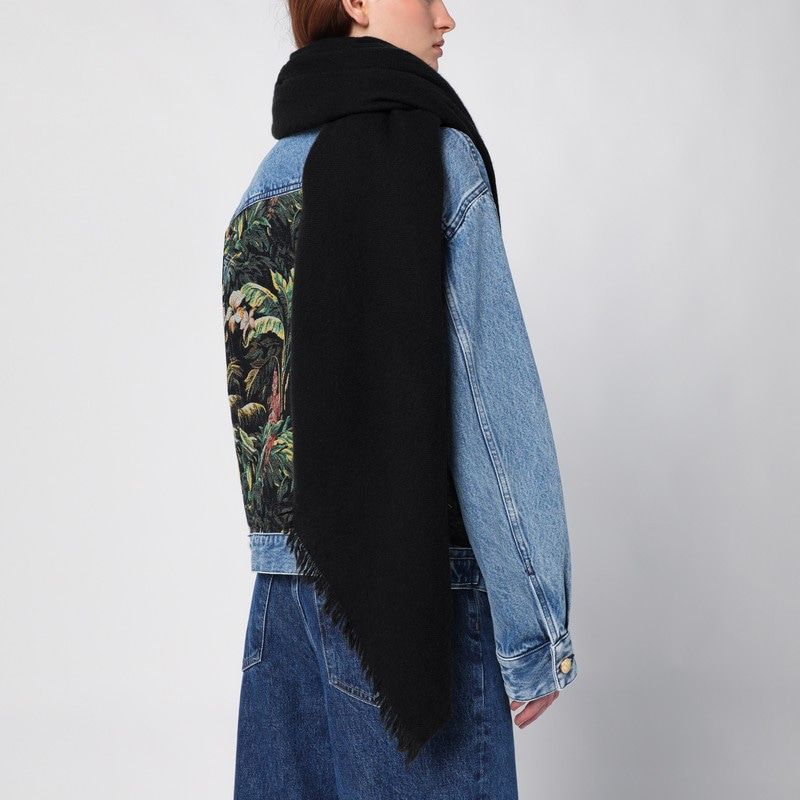 DESTIN Cashmere Scarf with Frayed Edges - Women’s Accessory