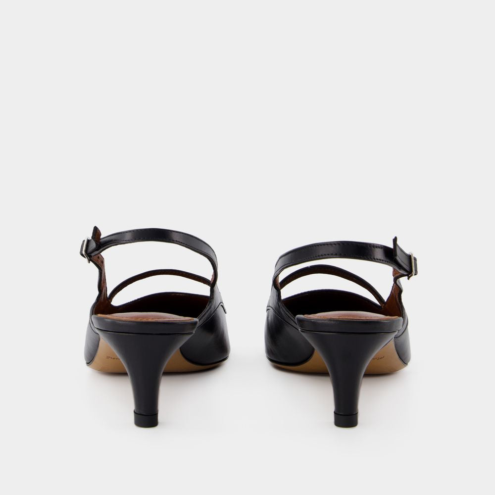 MAISON KITSUNÉ Pointed Slingback Sandals for Women