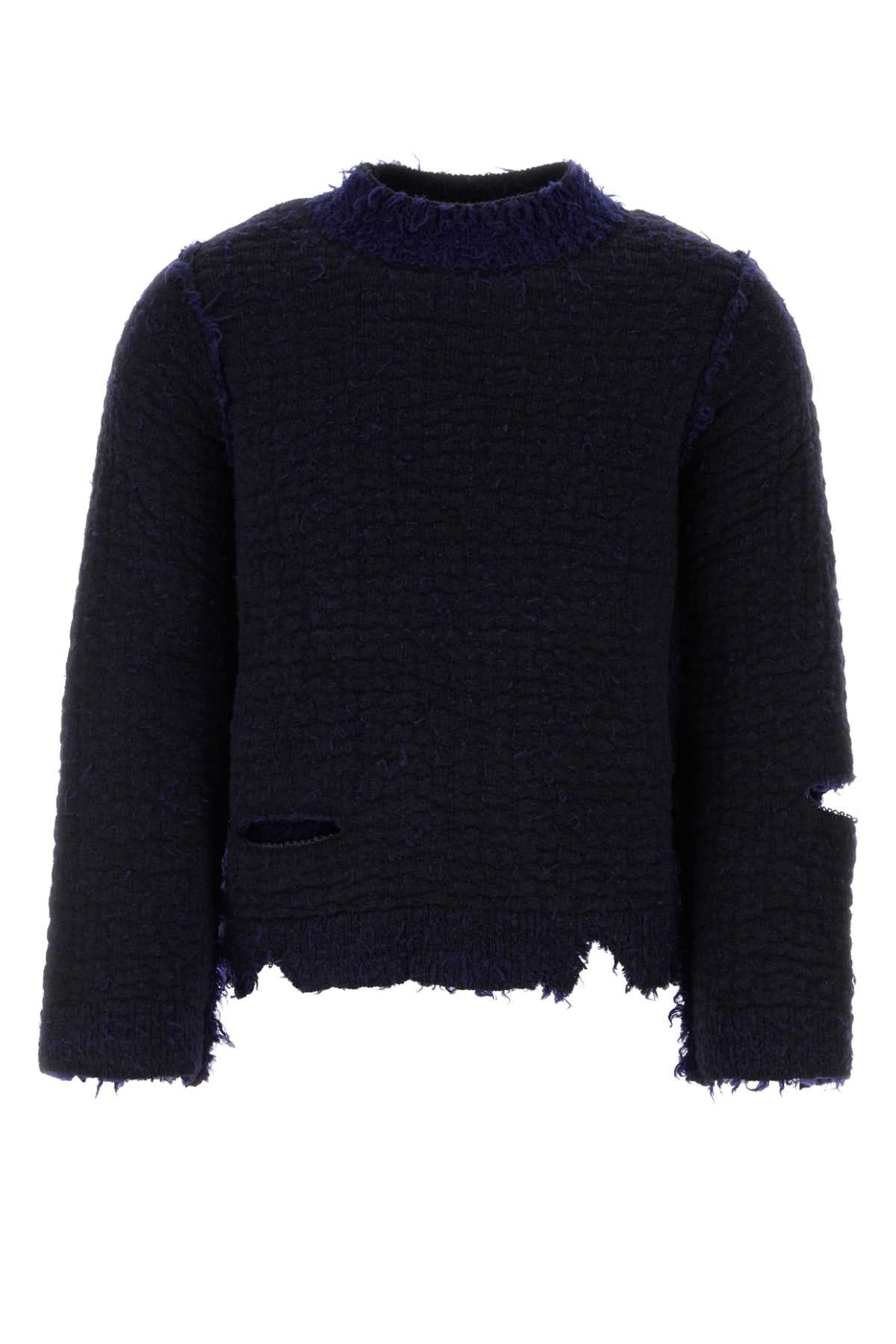 NAMACHEKO Two-Tone Wool Blend Sweater for Men - Fall/Winter 23