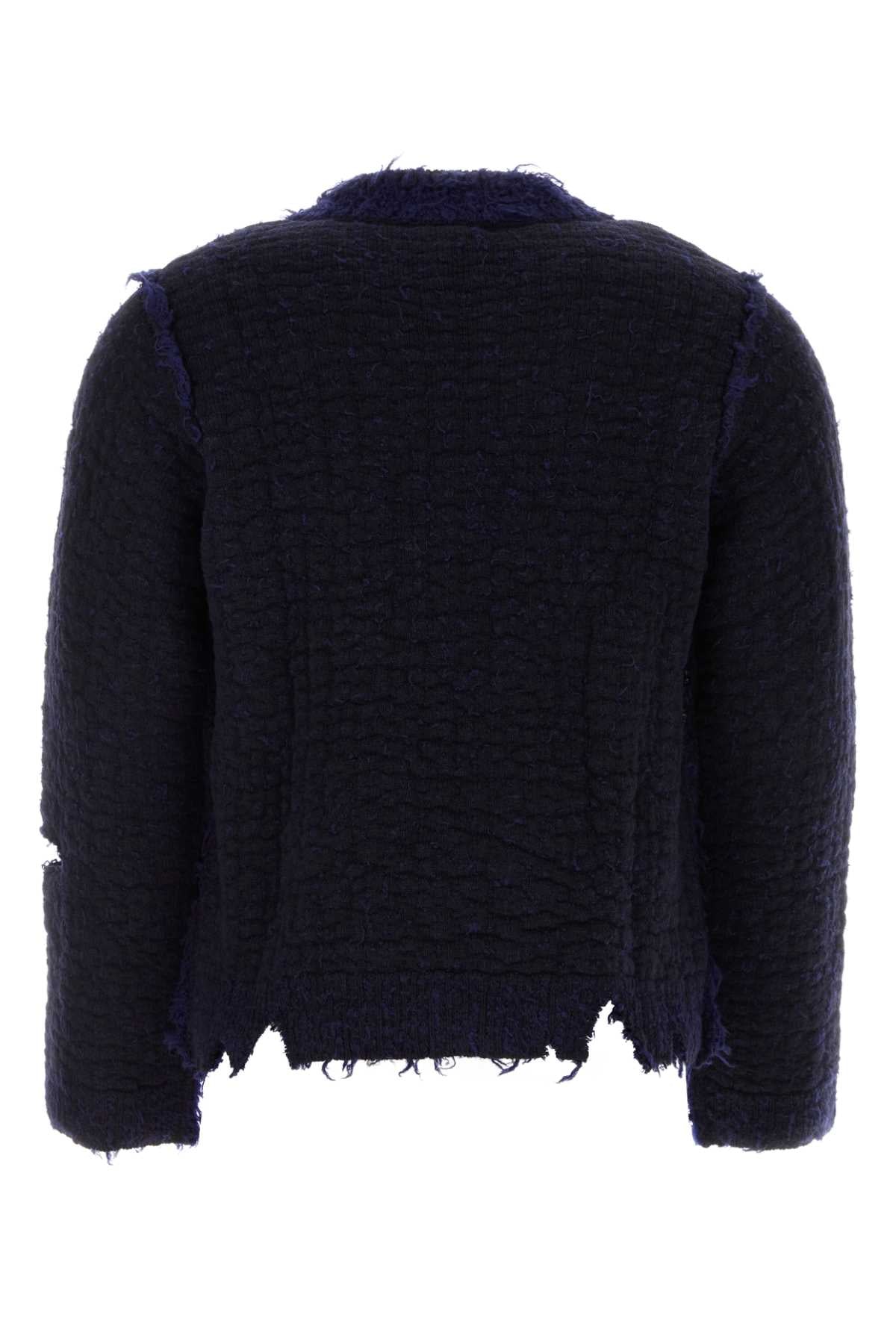 NAMACHEKO Two-Tone Wool Blend Sweater for Men - Fall/Winter 23