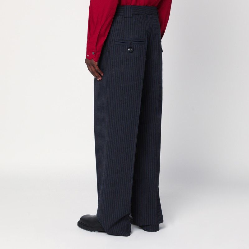 NAMACHEKO Premium Striped Wool Trousers for Men