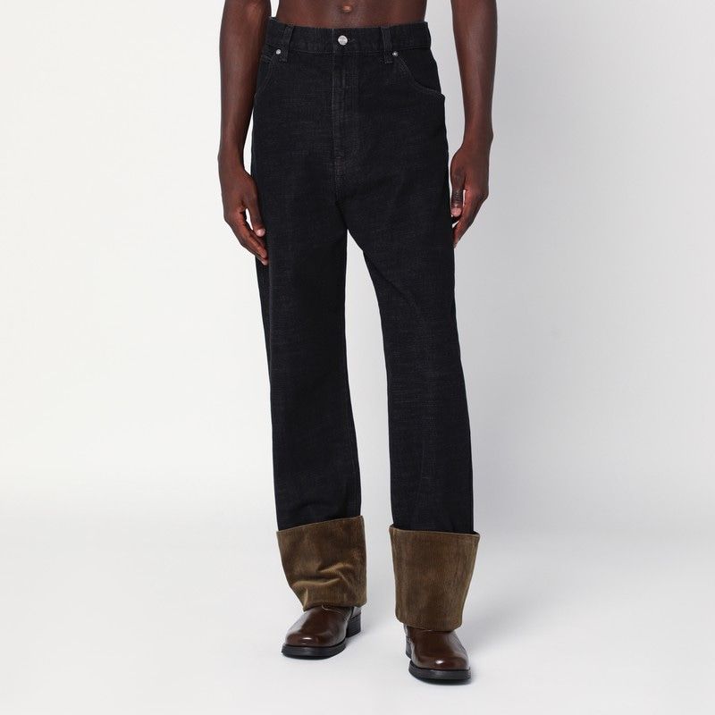 NAMACHEKO Classic Denim Jeans with Velvet Hem
