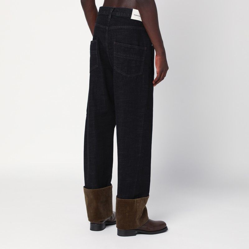 NAMACHEKO Classic Denim Jeans with Velvet Hem