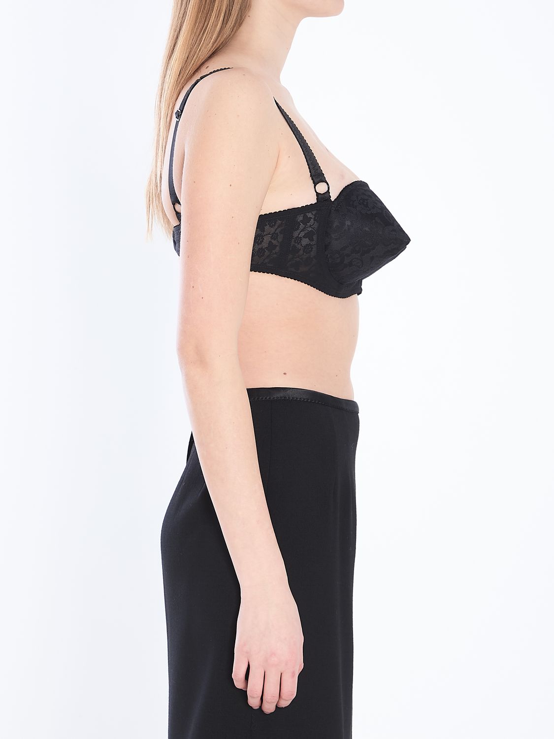 DOLCE & GABBANA Luxe Lace Balconette Bra Top - Size II