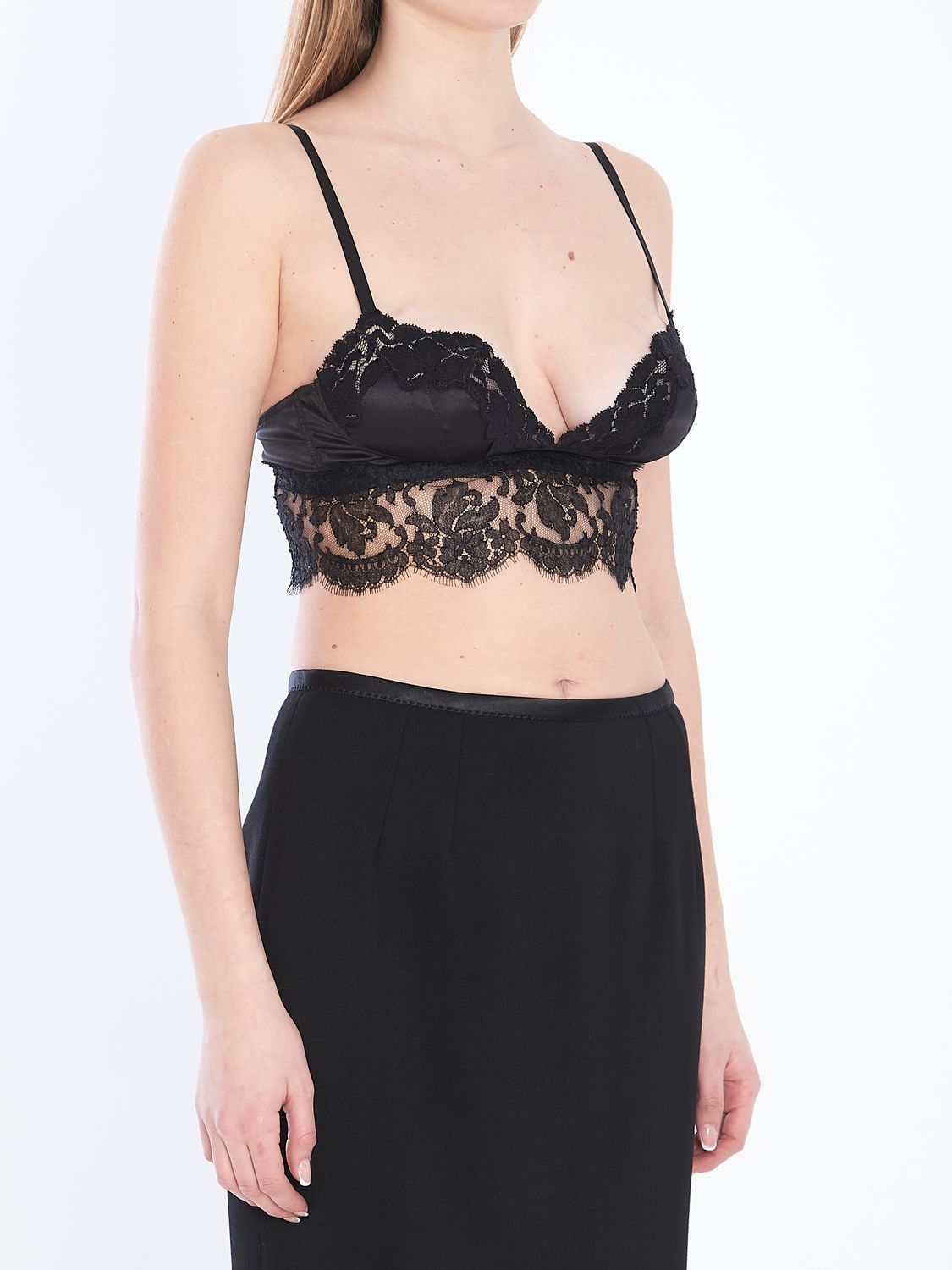 DOLCE & GABBANA Stretch Satin Bra