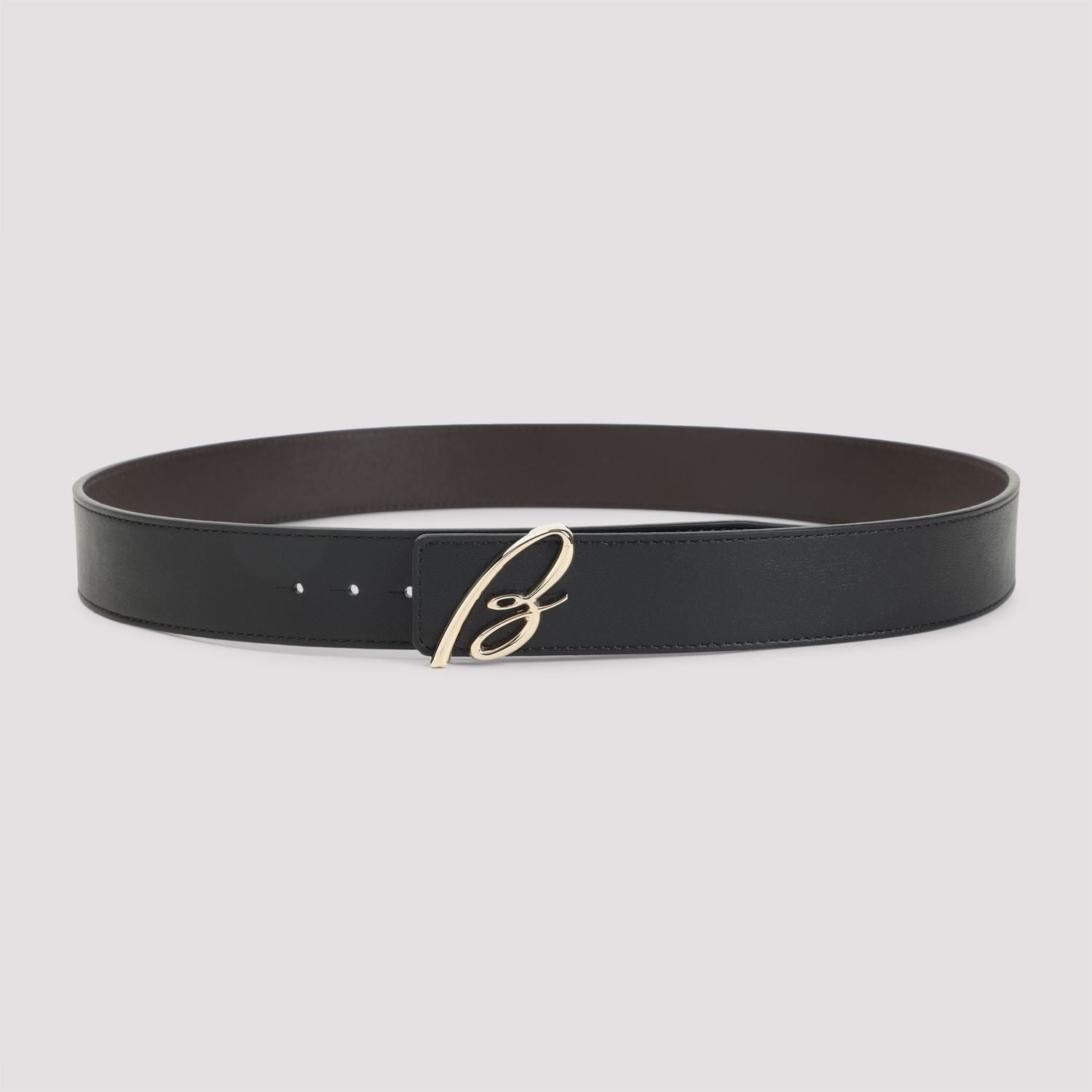 BRIONI Reversible Leather Belt with B Logo for Men
