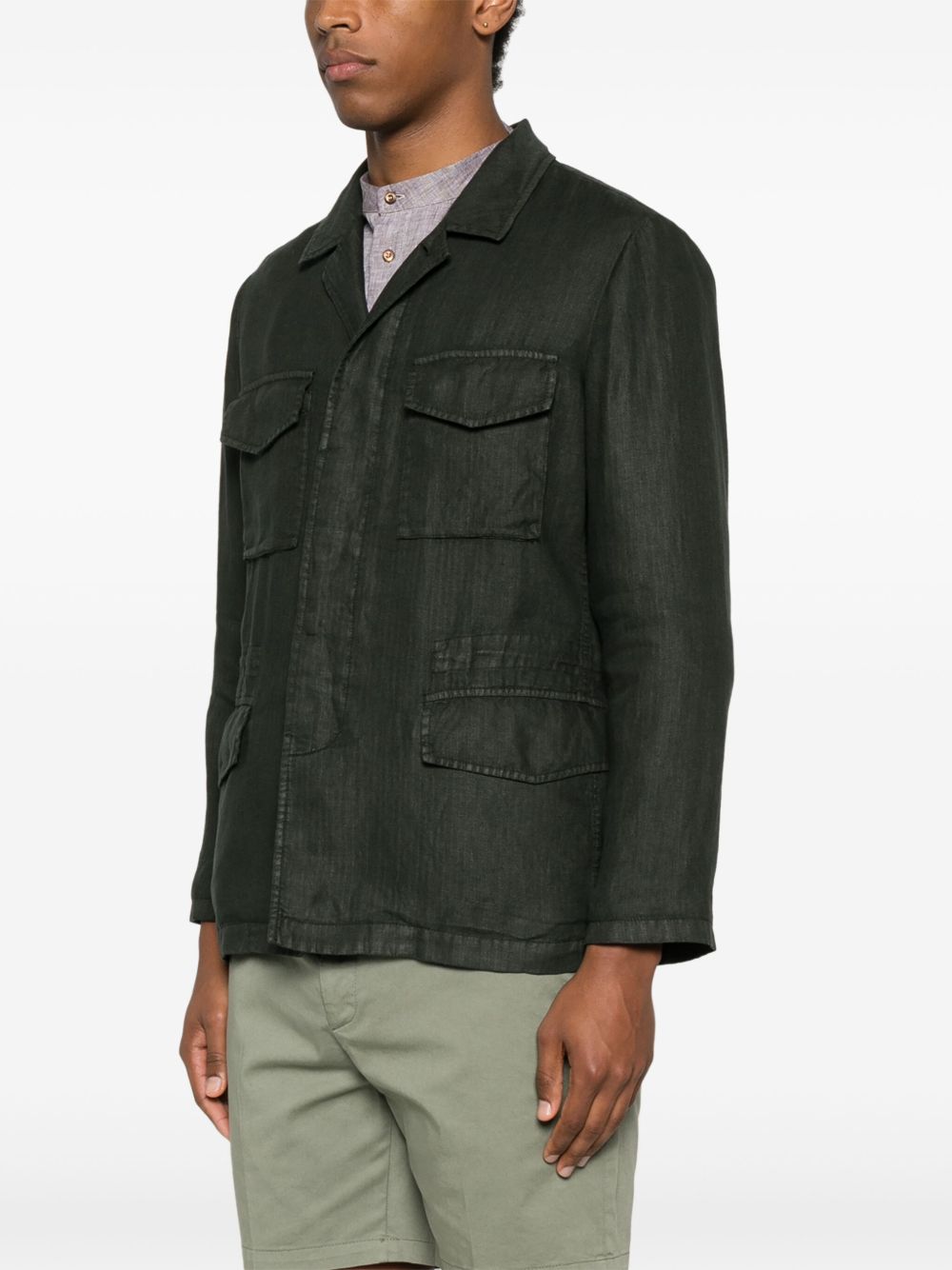 BOGLIOLI Men's 100% Linen Flax Jacket