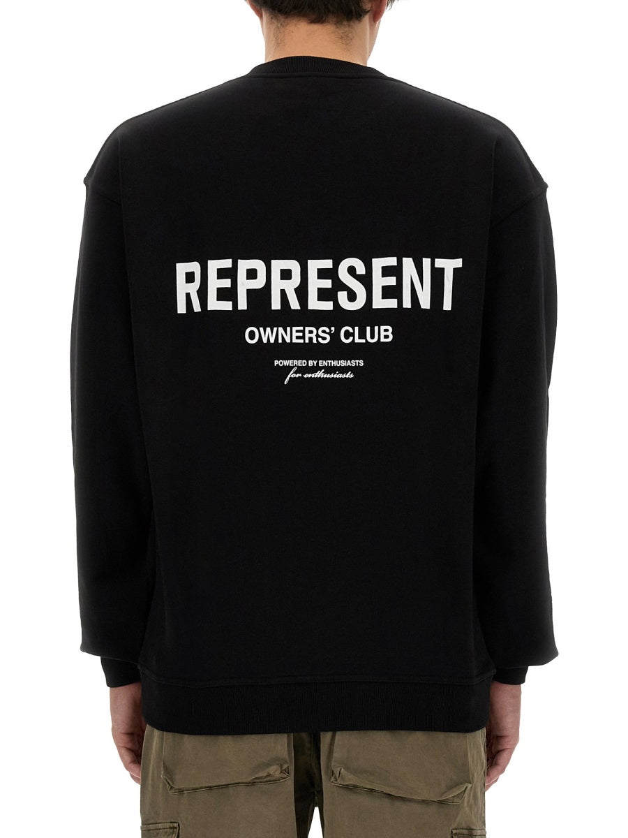 REPRESENT Cotton Crew-Neck Sweatshirt