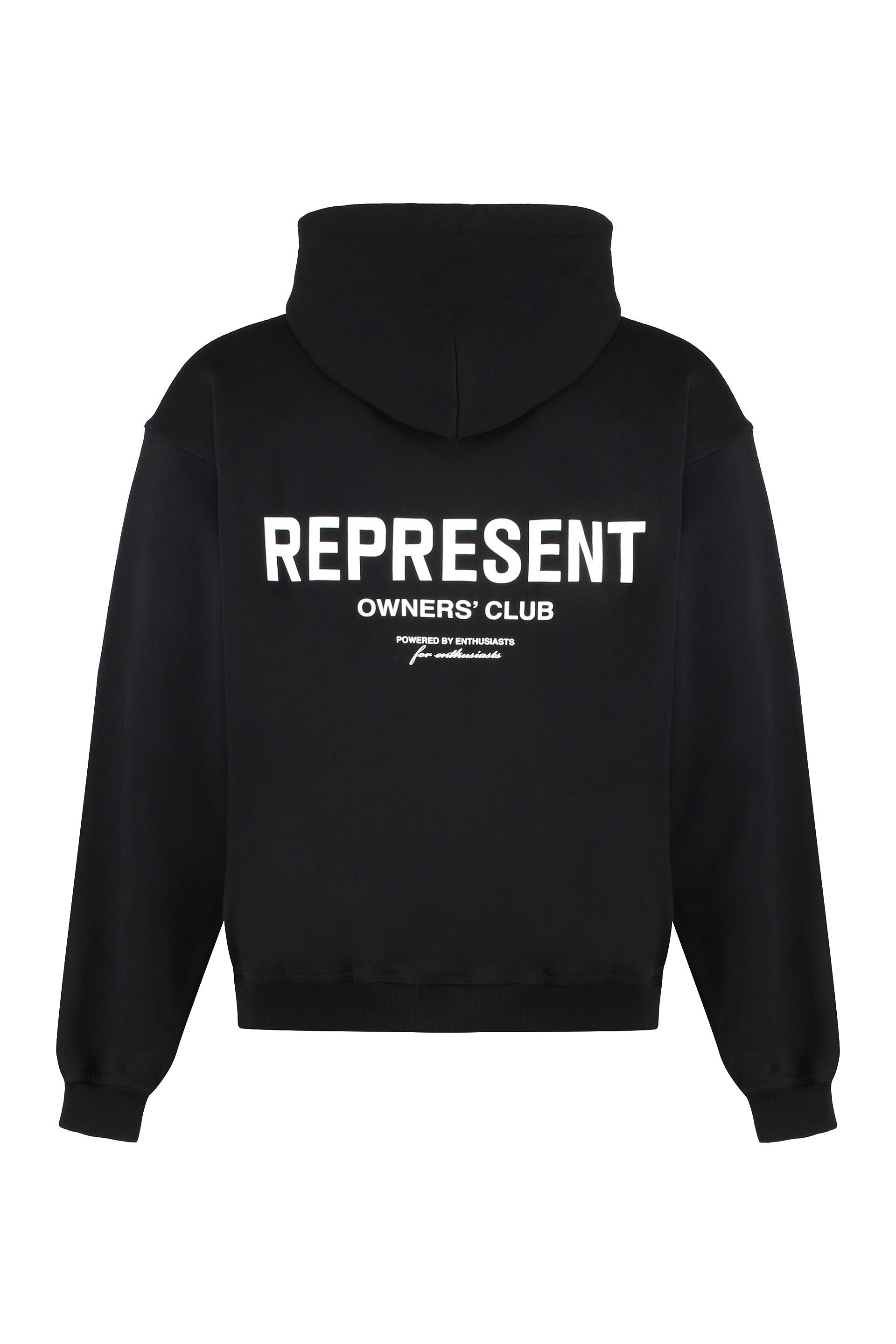 REPRESENT Full Zip Cotton Hoodie for Men