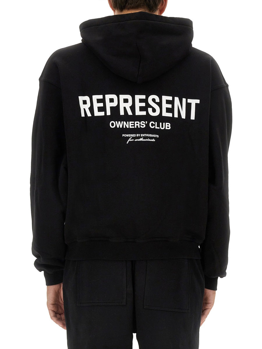 REPRESENT Regular Fit Logo Sweatshirt - Size L