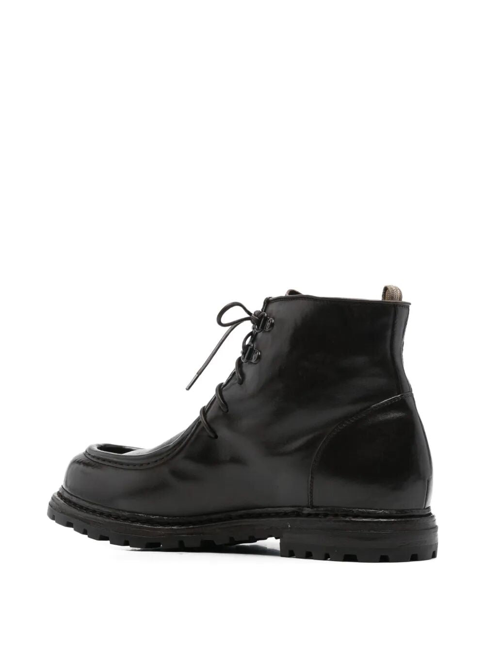 OFFICINE CREATIVE Men's Lace-Up Leather Boots