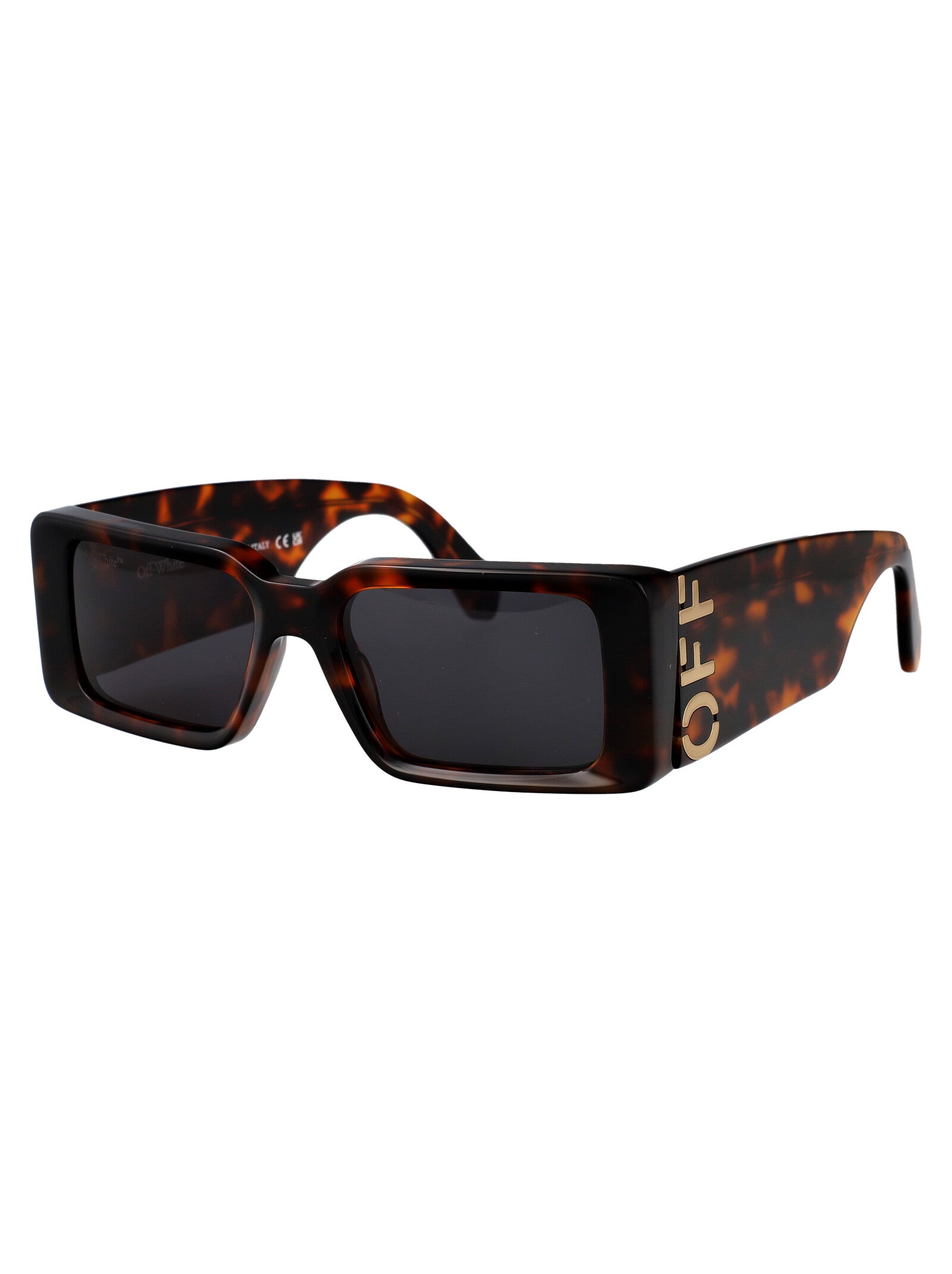 OFF-WHITE Havana Acetate Sunglasses - Unisex