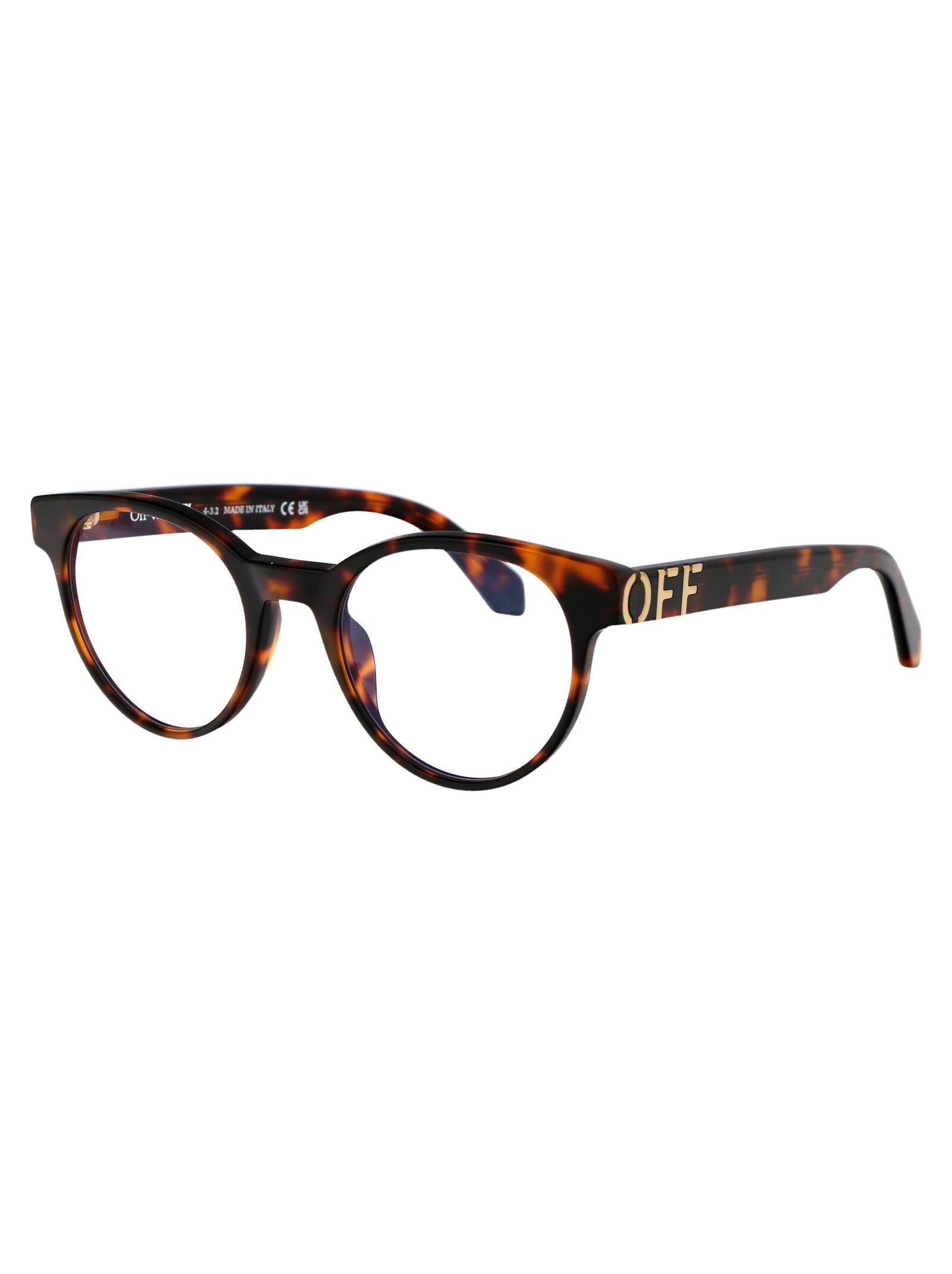 OFF-WHITE Havana Acetate Unisex Optical Glasses - Style 68