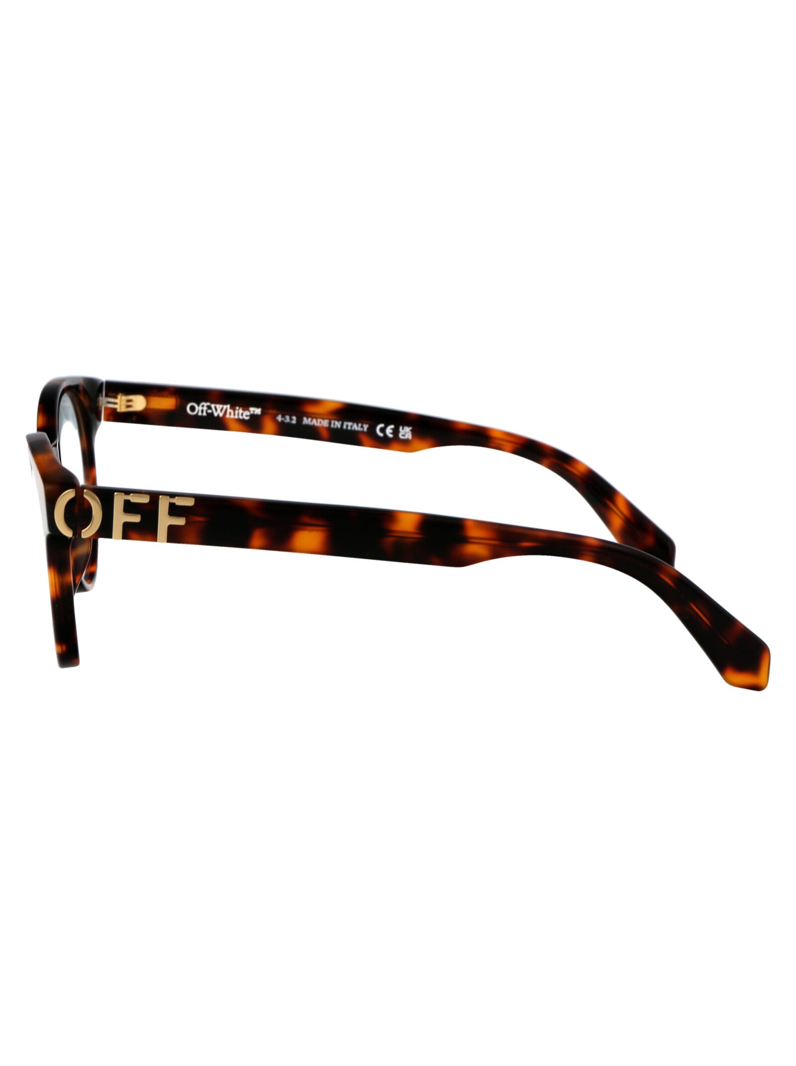 OFF-WHITE Havana Acetate Unisex Optical Glasses - Style 68
