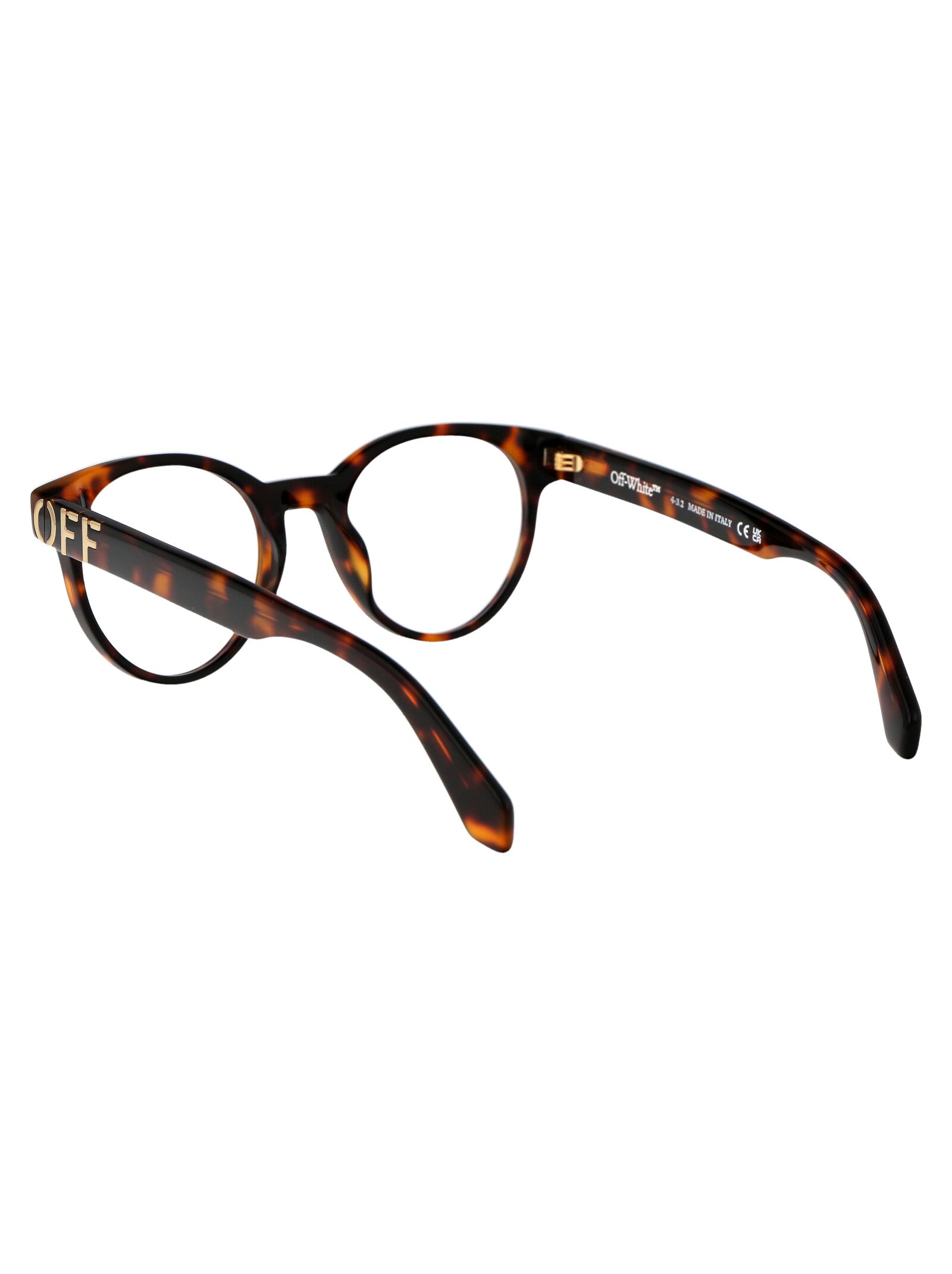 OFF-WHITE Havana Acetate Unisex Optical Glasses - Style 68