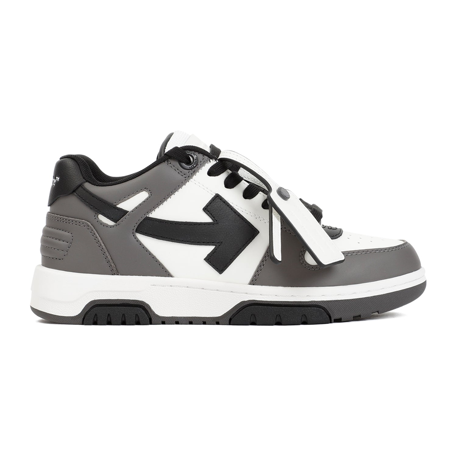 OFF-WHITE Stylish Men's Leather Sneakers