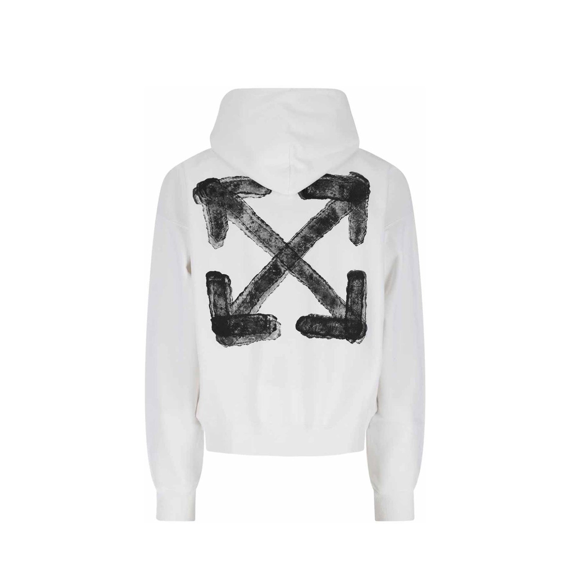 OFF-WHITE Men's Comfortable Hooded Sweatshirt