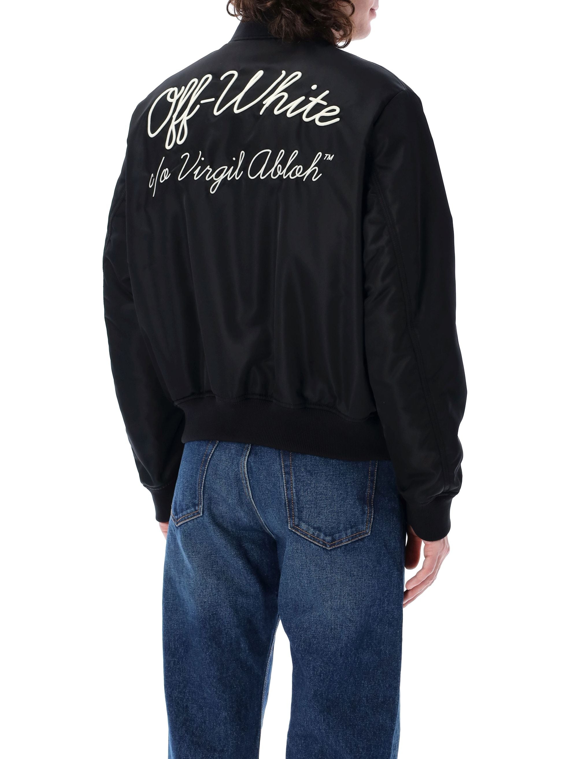 OFF-WHITE Script Varsity Jacket - Men's