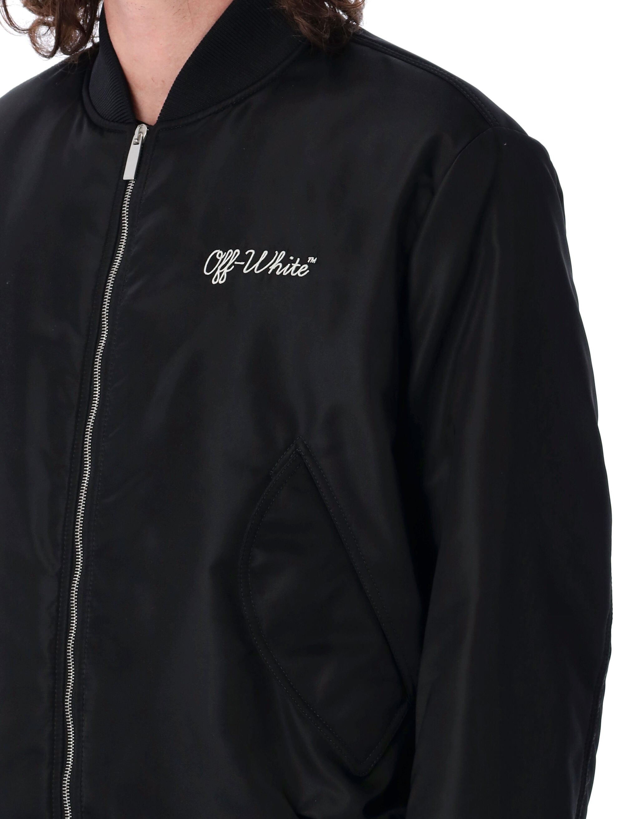 OFF-WHITE Script Varsity Jacket - Men's