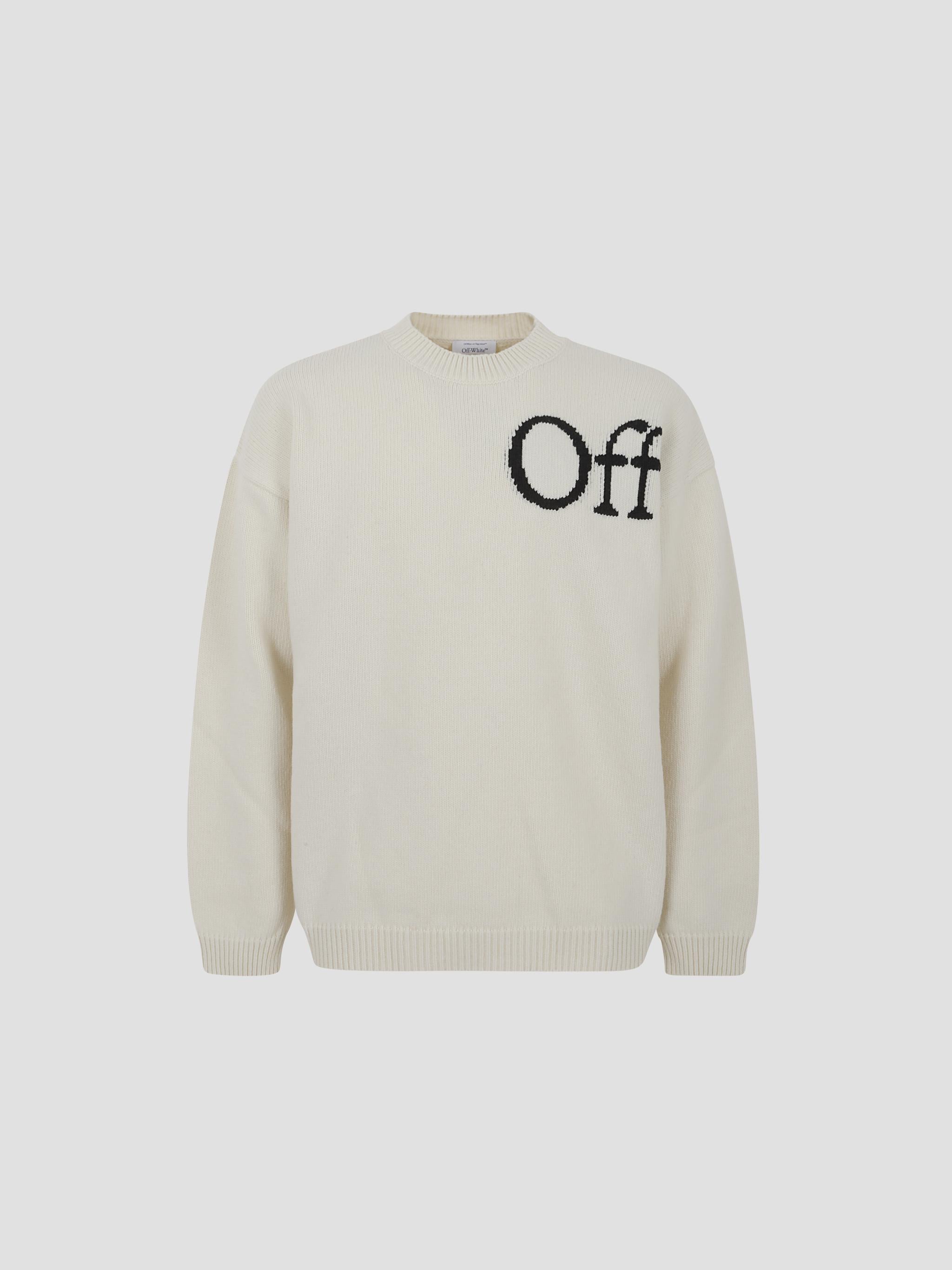 OFF WHITE Bookish Shared Knit Crewneck for Men