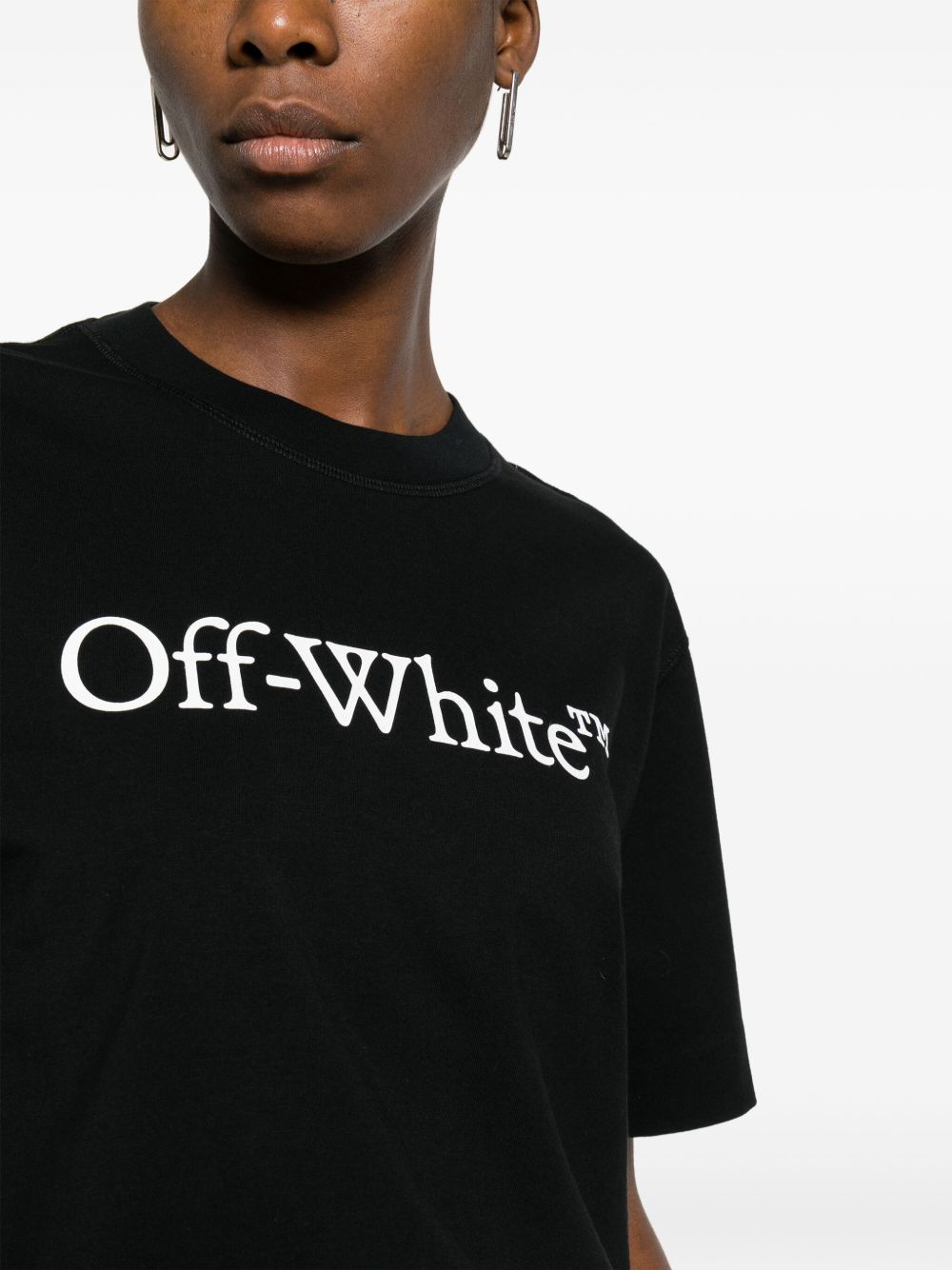 OFF WHITE Classic Logo T-shirt for Women - Relaxed Fit