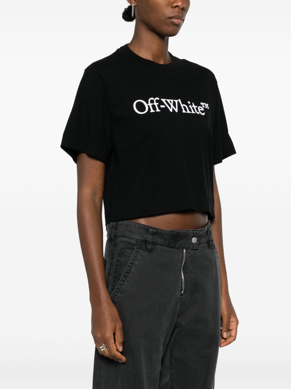 OFF WHITE Classic Logo T-shirt for Women - Relaxed Fit