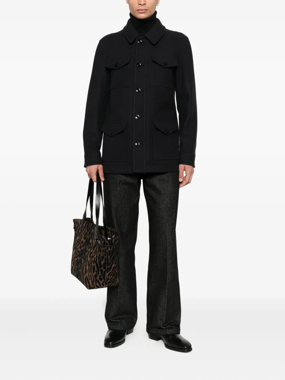 TOM FORD Midnight Wool Jacket - Men's Size Available