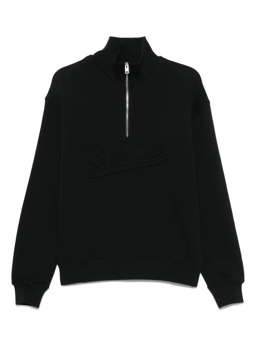 MAISON KITSUNÉ Varsity Half Zip Comfort Sweater for Men
