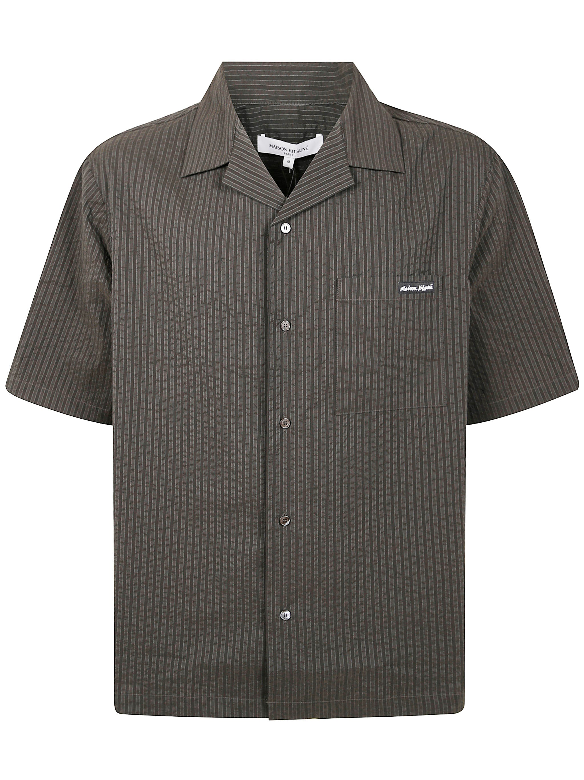 MAISON KITSUNÉ Men's Mini Resort Shirt for SS25