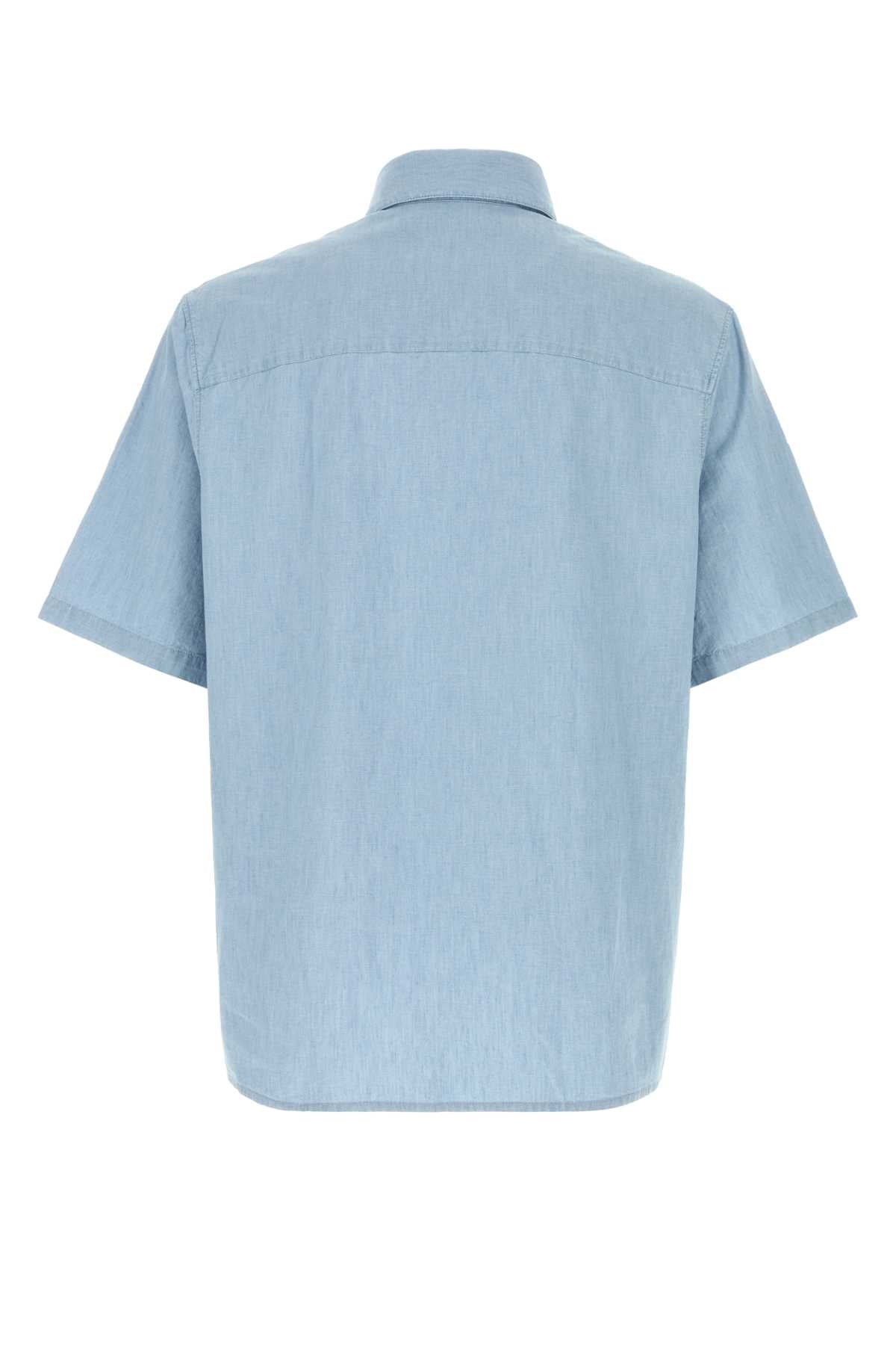 MAISON KITSUNÉ Light Chambray Shirt for Men - SS25 Collection