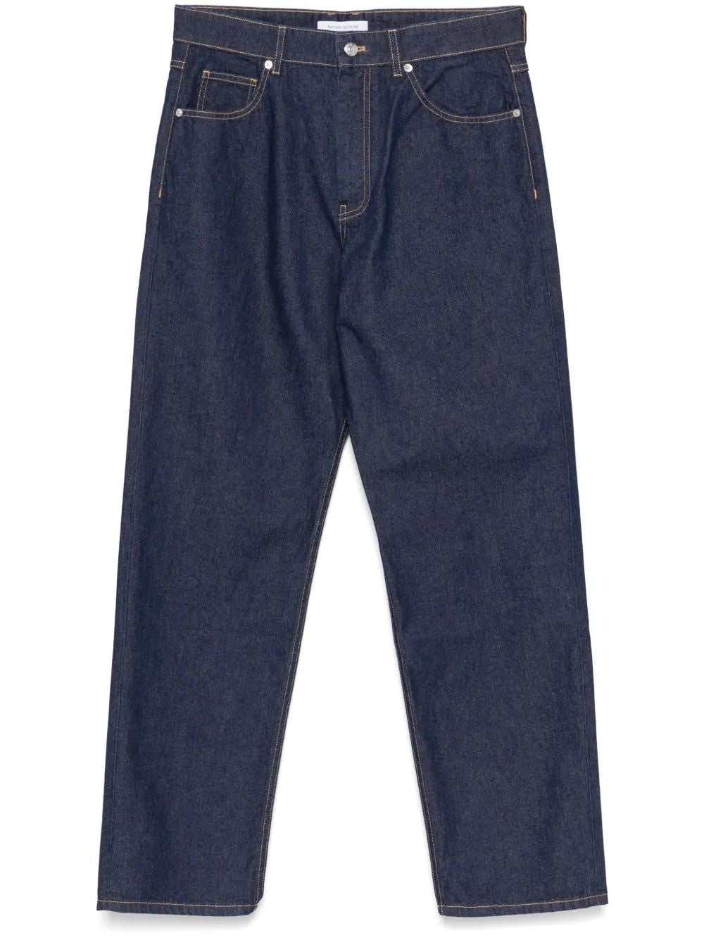 MAISON KITSUNÉ Straight Denim Jeans for Men