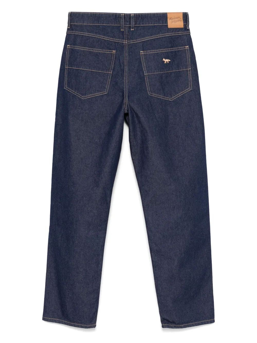 MAISON KITSUNÉ Straight Denim Jeans for Men