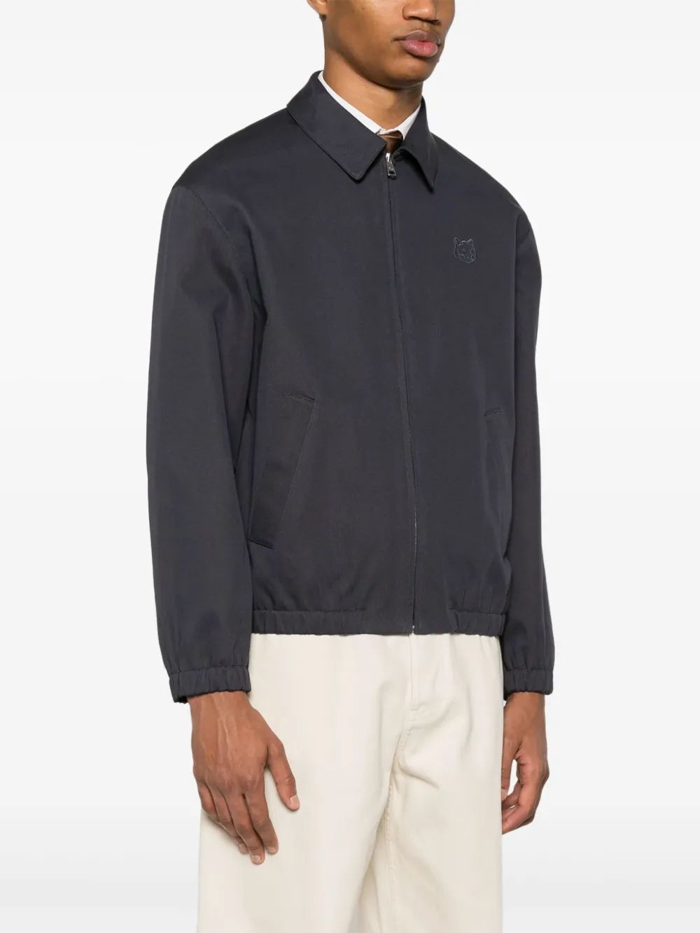 MAISON KITSUNÉ Men's Front Zip Fastening Blouson Jacket